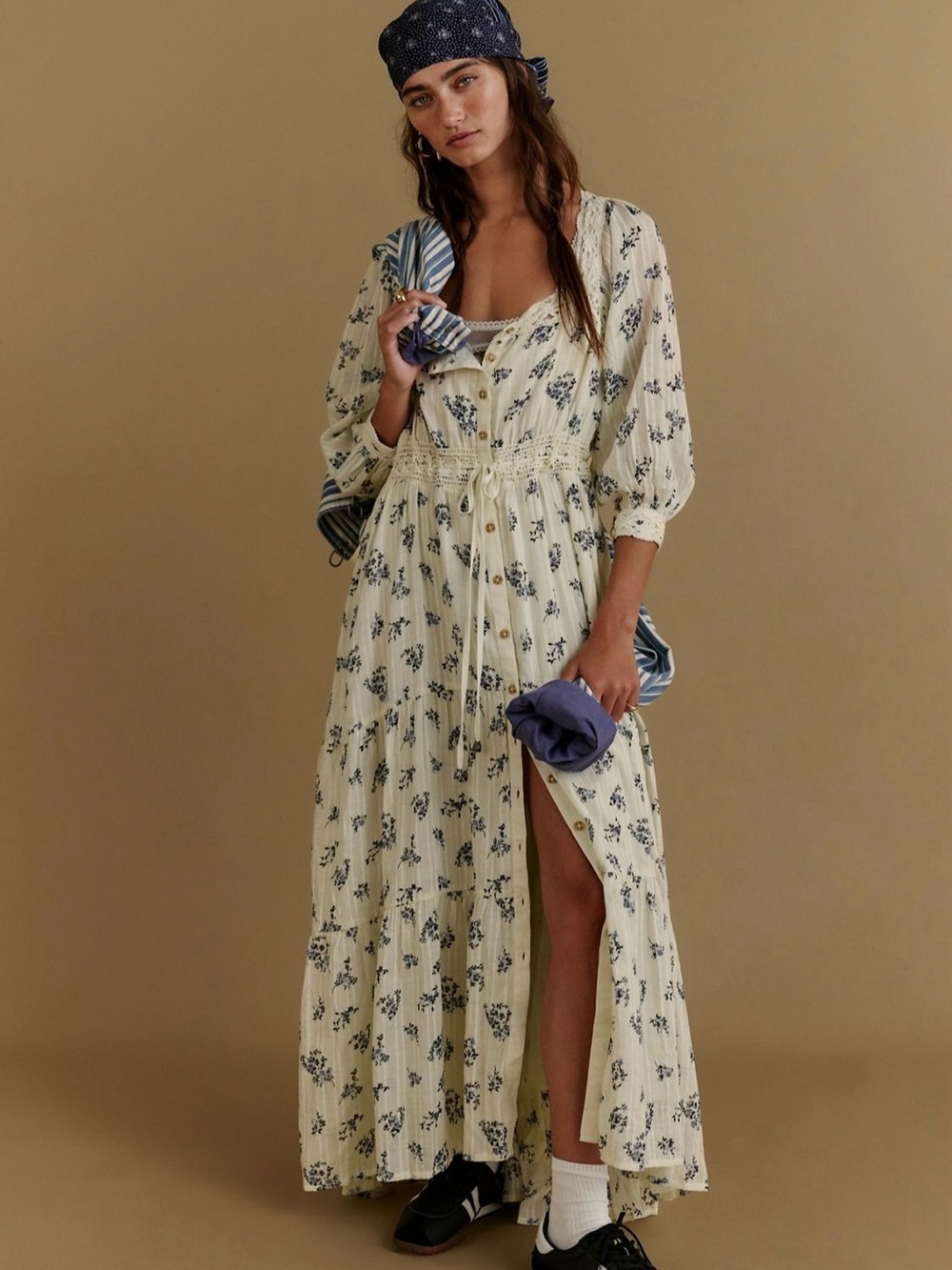 🆕Bnwt Free People Morning Meadows Maxi Dress